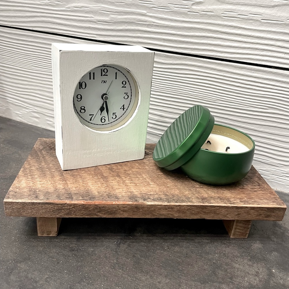 Handmade Rustic Wood Riser